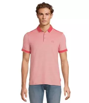 Поло Armani Exchange Cotton Pique Polo With Circle Logo, цвет Cardinal