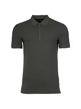 Поло Armani Exchange, цвет black olive