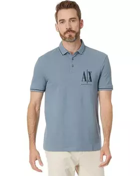 Поло Armani Exchange Icon Polo, цвет Flint Stone