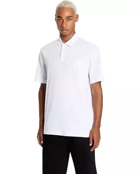 Поло Armani Exchange Metallic AX Logo, белый