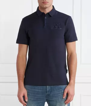 Поло Armani Exchange Regular Fit, темно-синий