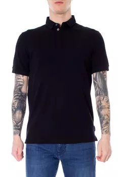 Поло Armani Exchange с коротким рукавом, черный