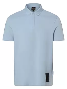 Поло Armani Exchange, светло-синий