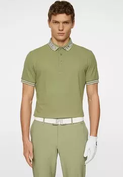 Поло AUSTIN J.LINDEBERG Sports, зеленый