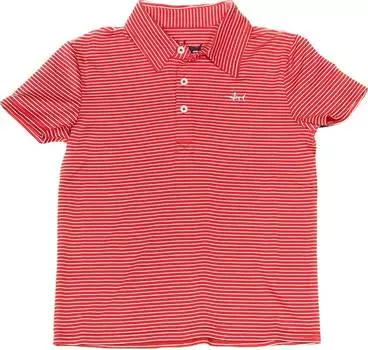 Поло Banks для мальчиков в красную/белую полоску Saltwater Boys Co.
