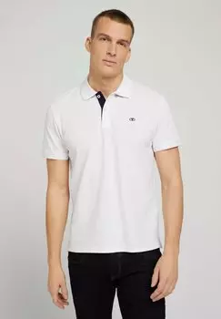 Поло BASIC POLO TOM TAILOR, белый