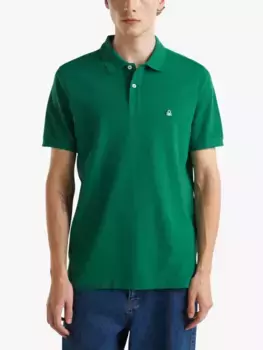 Поло Benetton Regular Fit, темно-зеленый