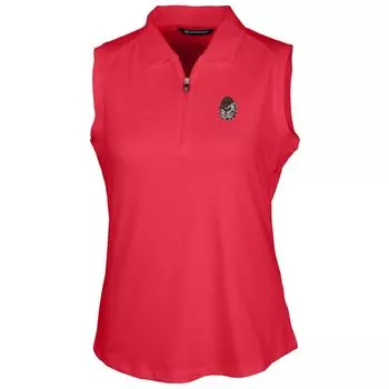 Поло без рукавов Cutter & Buck Georgia Bulldogs, красный
