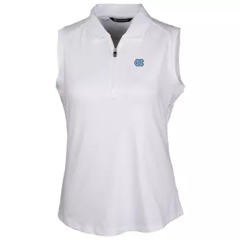 Поло без рукавов Cutter & Buck North Carolina Tar Heels, белый