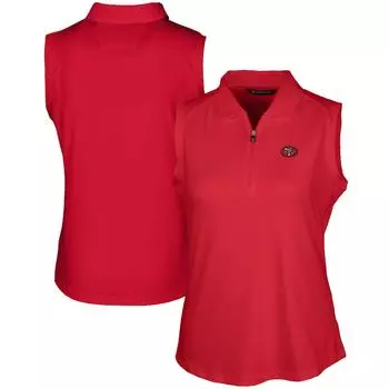 Поло без рукавов Cutter & Buck San Francisco 49Ers, алый