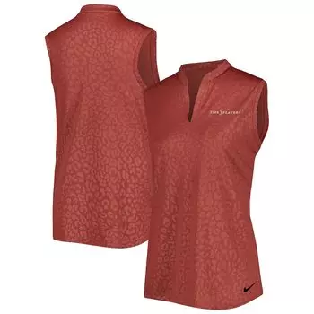 Поло без рукавов Nike The Players, бордовый