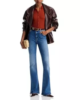 Поло без рукавов с сетчатым кружевом FRAME, коричневый