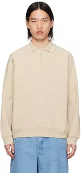 Поло бежевого цвета Wave Dime