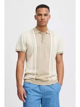 Поло BLEND Poloshirt BHPolo knitted 20718058 lssiges Poloshirt, бежевый