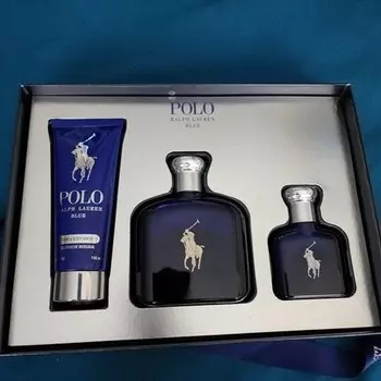 Polo Blue от for Men подарочный набор из 3 предметов Ralph Lauren
