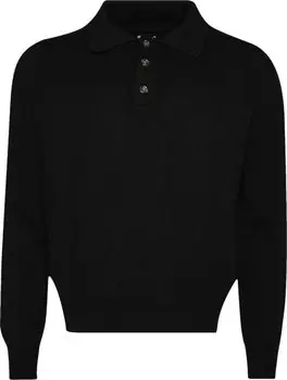 Поло Bode Cashmere 'Black', черный