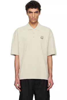 Поло большого размера с нашивкой в виде головы лисы Off-White Maison Kitsun