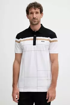 Поло Boss Green, белый