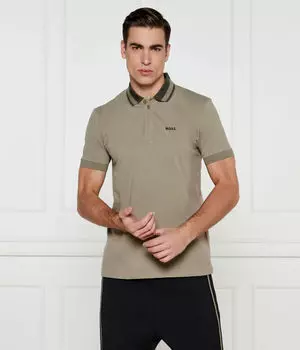 Поло Boss Green Paddy 1 Regular Fit, зеленый