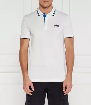 Поло BOSS GREEN Paddy Pro Regular Fit, белый