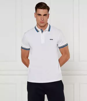 Поло Boss Green Paddy Regular Fit, белый