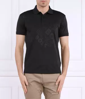 Поло Boss Green Paddy Regular Fit, черный