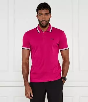 Поло Boss Green Paddy Regular Fit, фуксия
