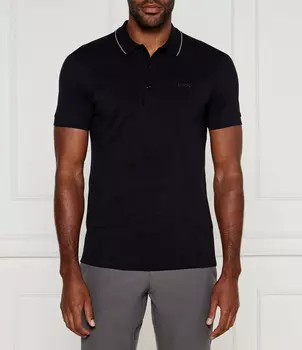 Поло BOSS GREEN paule 4 Slim Fit, темно-синий