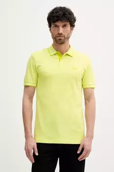 Поло Boss Green, зеленый