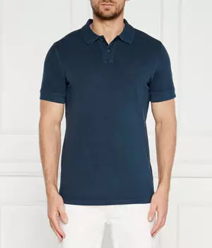 Поло Boss Orange Prime Regular Fit, синий