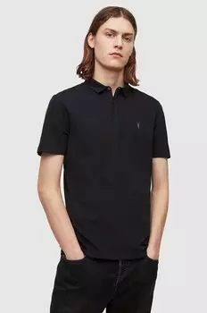 Поло Brace SS AllSaints, черный