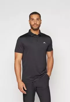 Поло BRIDGE J.LINDEBERG Sports, черный