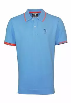 Поло Caad U.S. Polo Assn., цвет hellblau