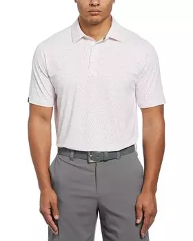 Поло Callaway All-Over Micro Floral Print, цвет Bright White