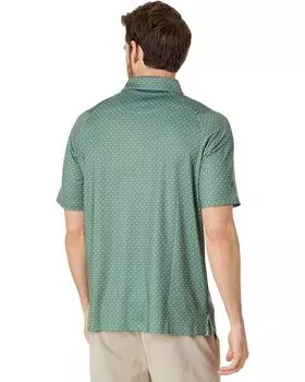 Поло Callaway Swing Tech All Over Chevron Twill Polo, цвет Dark Forest