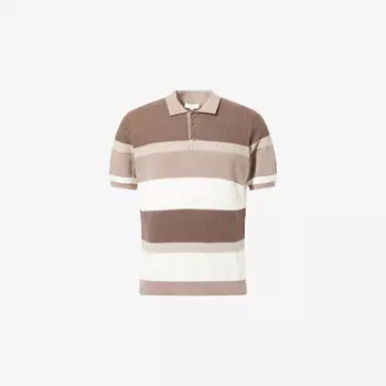 Поло Calle Arne из хлопка в полоску, мультиколор