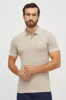 Поло Calvin Klein Jeans, бежевый