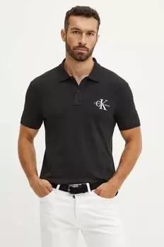 Поло Calvin Klein Jeans, черный