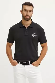 Поло Calvin Klein Jeans, черный