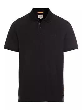 Поло Camel Active Halbarm aus reiner Baumwolle, цвет asphalt