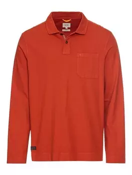 Поло Camel Active Langarm aus zertifiziertem Organic Cotton, красный