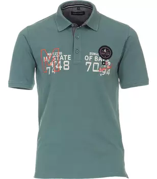 Поло CASAMODA Polo Shirt, цвет Trkisblau