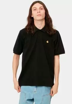 Поло Chase Carhartt WIP, цвет black gold