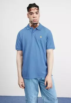 Поло Chase Carhartt WIP, цвет sorrent/gold