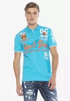 Поло Cipo & Baxx, цвет TURQUOISE
