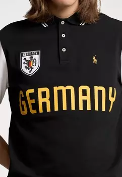 Поло CLASSIC FIT GERMANY POLO SHIRT Ralph Lauren, черный