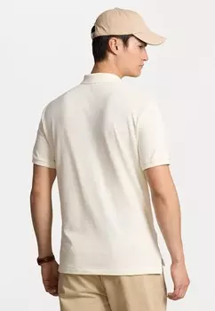 Поло CLASSIC FIT LOGO MESH POLO SHIRT Ralph Lauren, бежевый