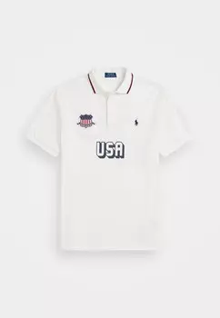Поло CLASSIC FIT USA POLO SHIRT Ralph Lauren, белый