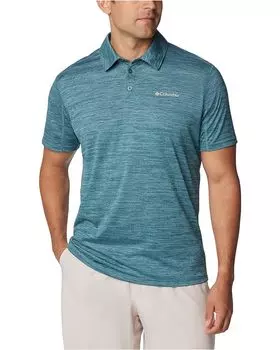 Поло Columbia Alpine Chill Zero, цвет Cloudburst Heather