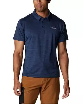 Поло Columbia Alpine Chill Zero, цвет Collegiate Navy Heather